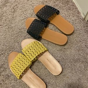 Forever 21 basket weave sandals